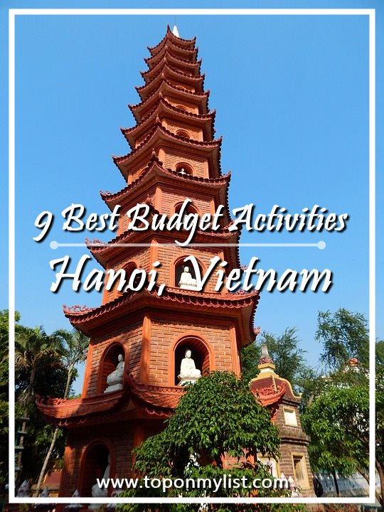 9 BEST BUDGET ACTIVITIES | HANOI, VIETNAM  