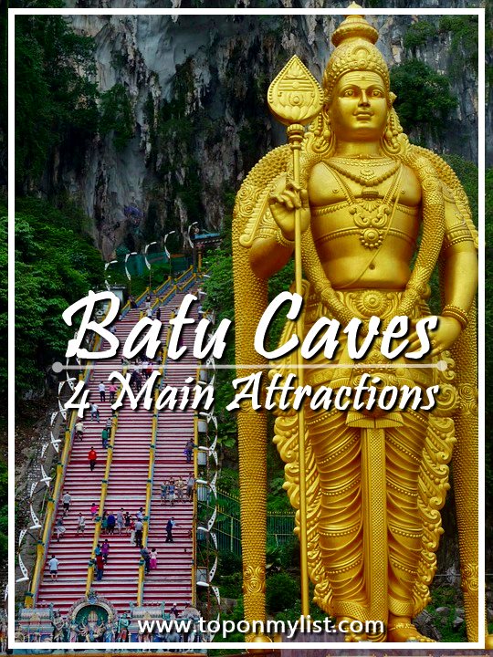 4 MAIN ATTRACTIONS IN BATU CAVES | MALAYSIA